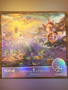 Ceaco Thomas Kincade Disneys Little Mermaid 500 pcs. Puzzle in new condition